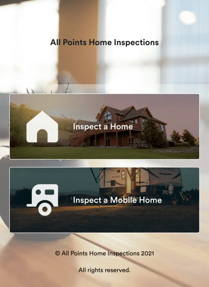 Home Inspection Checklist App