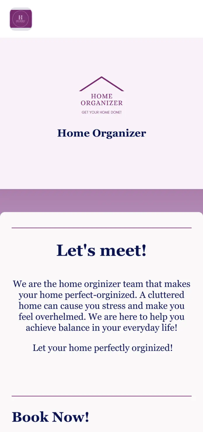 Home Organizer App