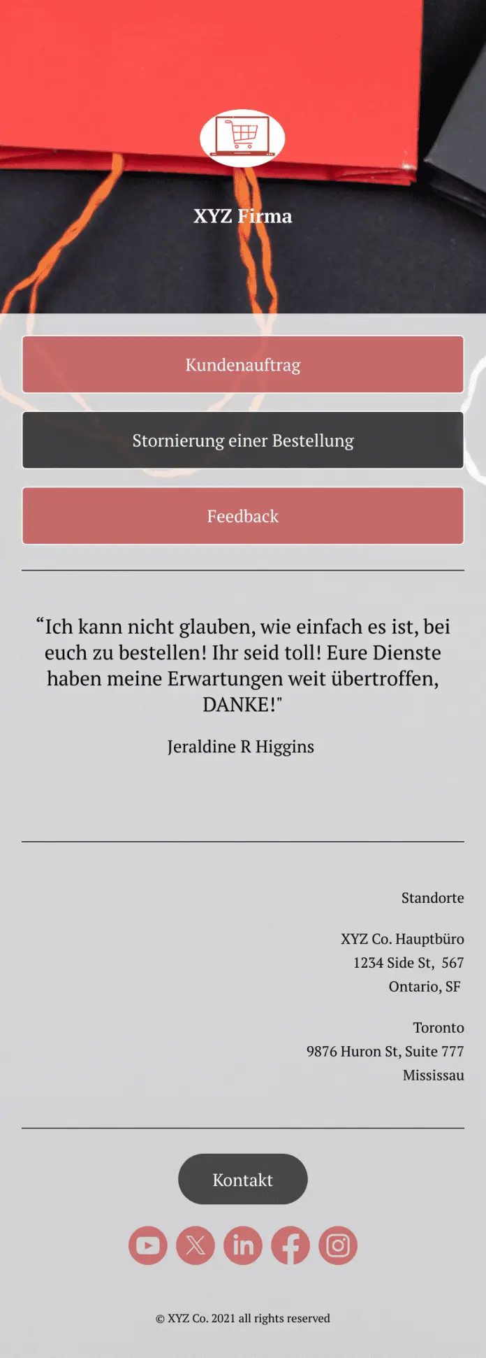 Kundenauftrag App