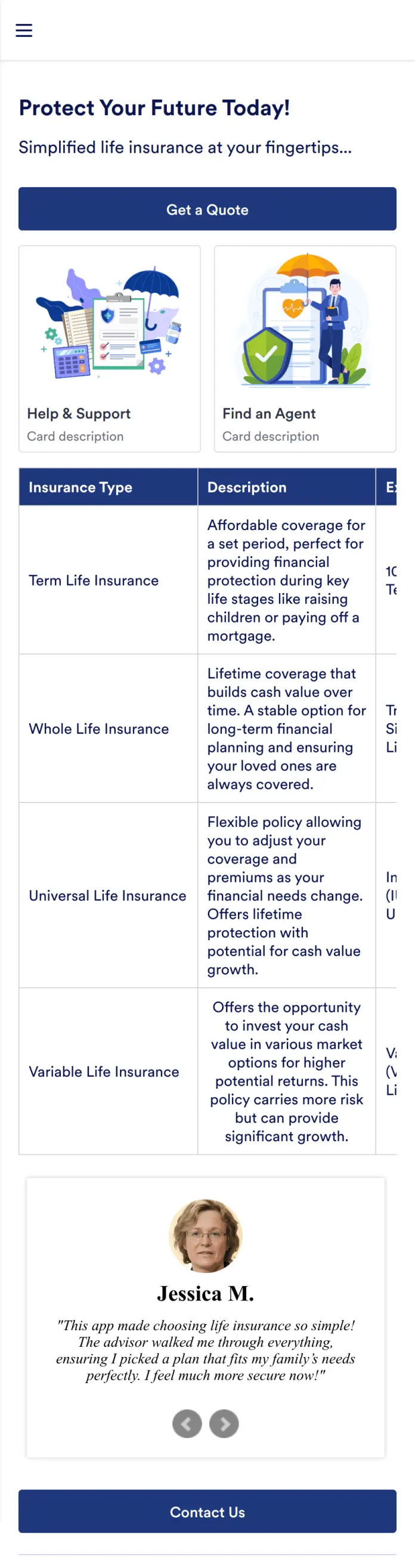 Life Insurance App