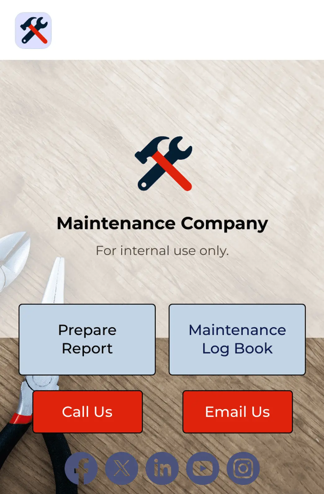 Maintenance Log App
