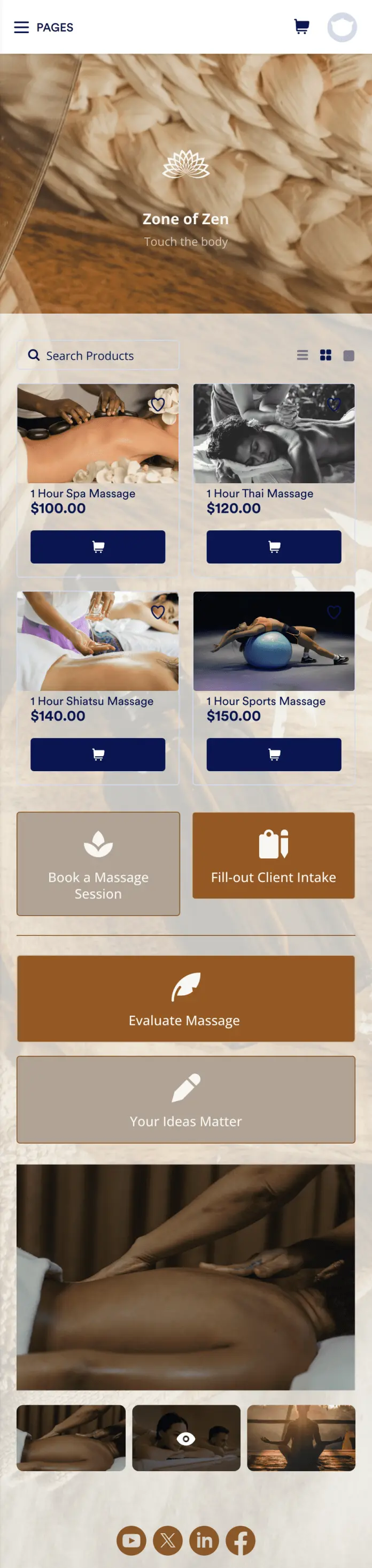 Massage Booking App