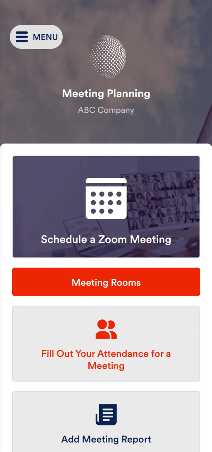 Meeting Planning App