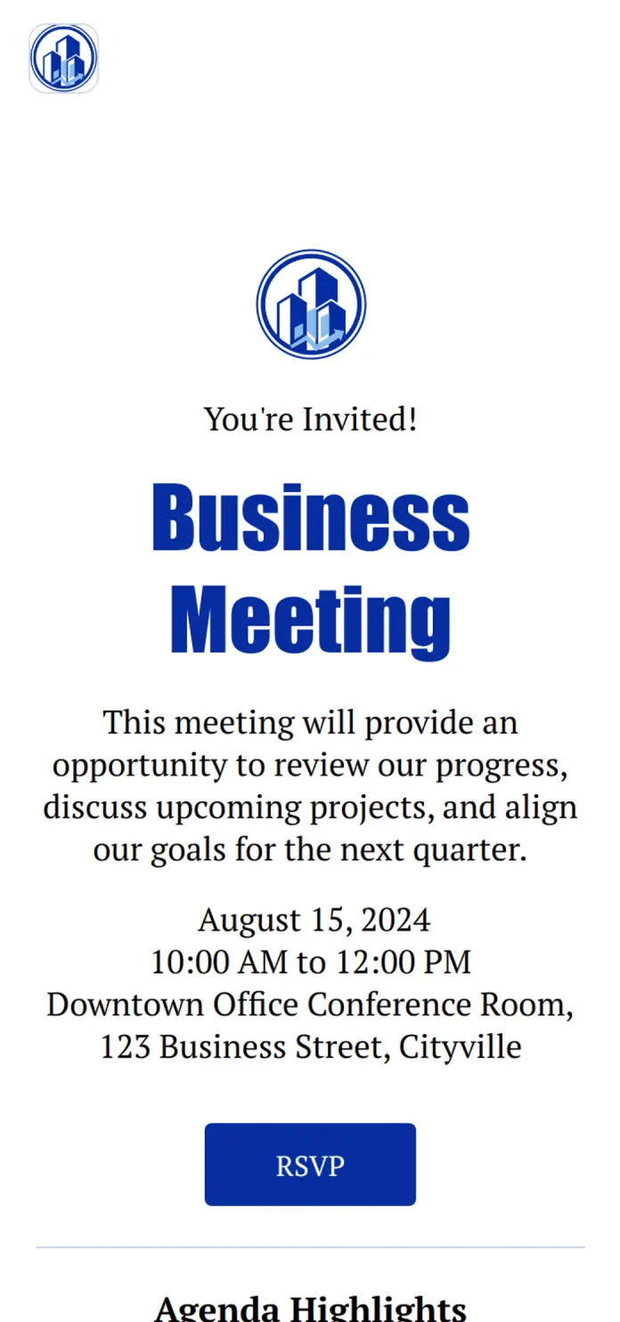 Meeting RSVP App