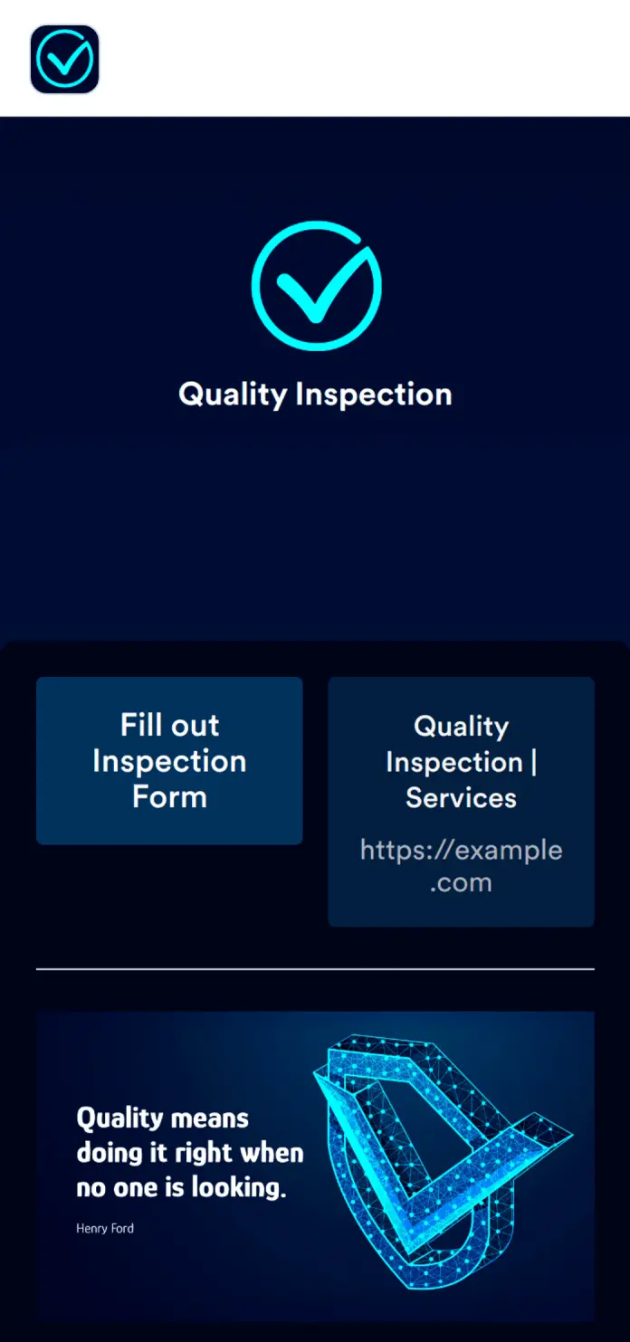 Mobile Inspection App