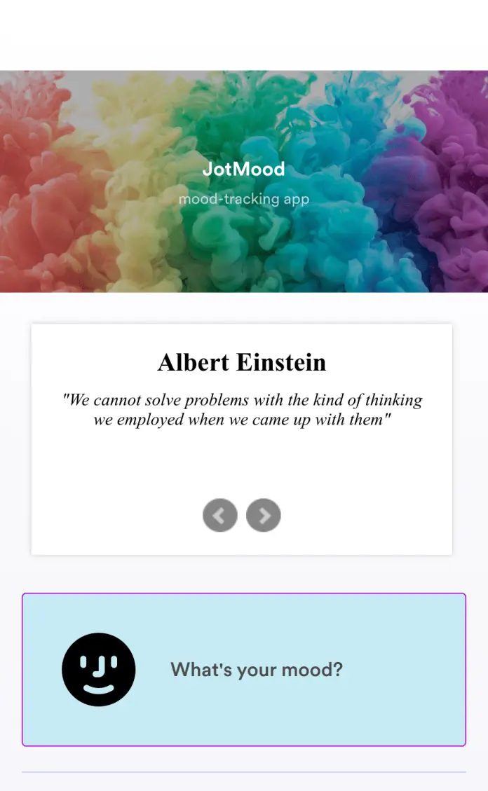 Mood Tracker App