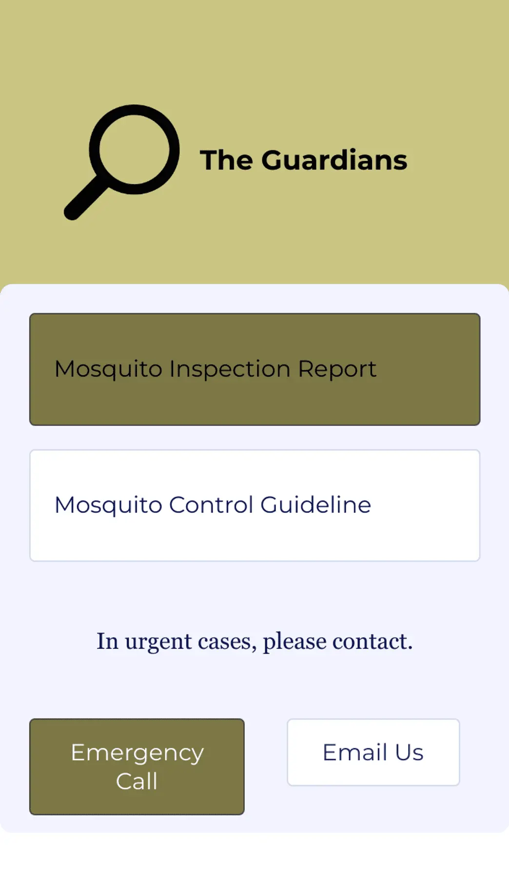 Mosquito Inspection App