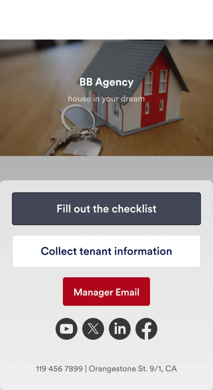 Move In Checklist App