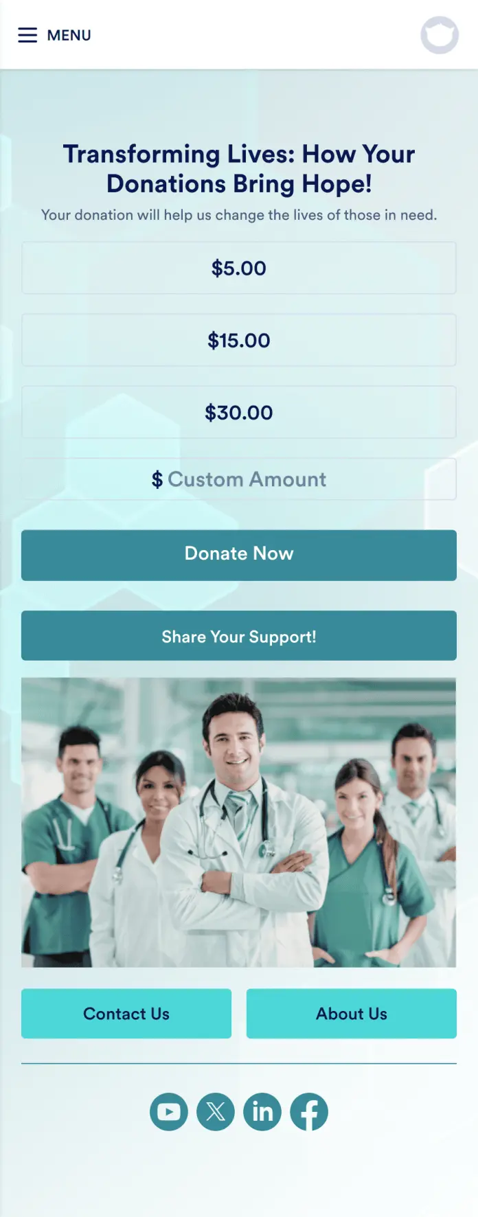 MS Treatment Donation App