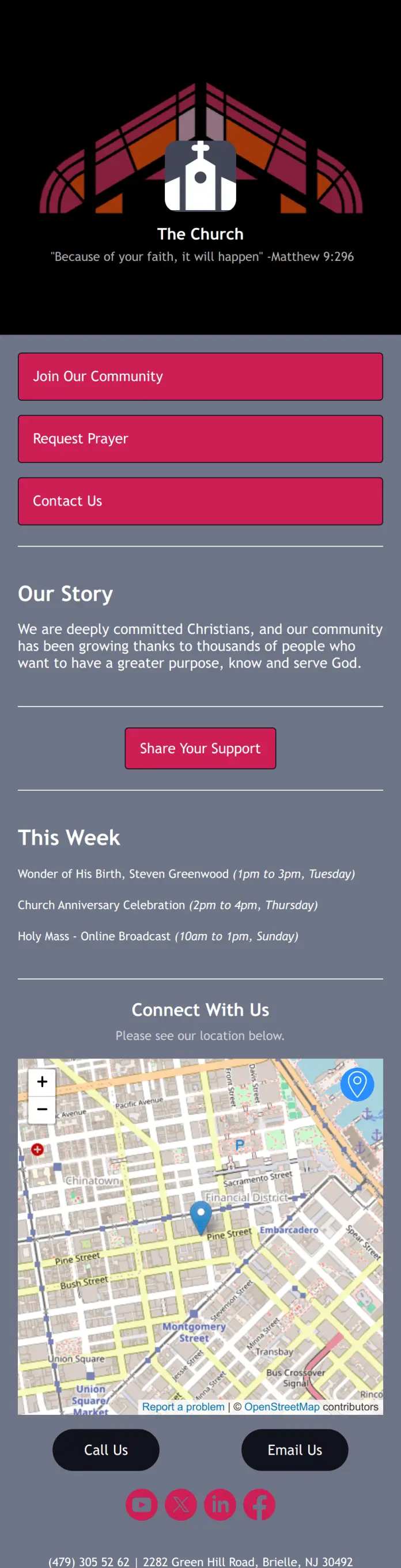 Online Church App