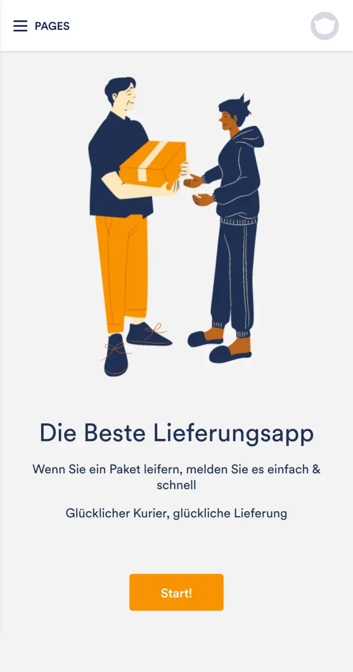 Paket Lieferung App