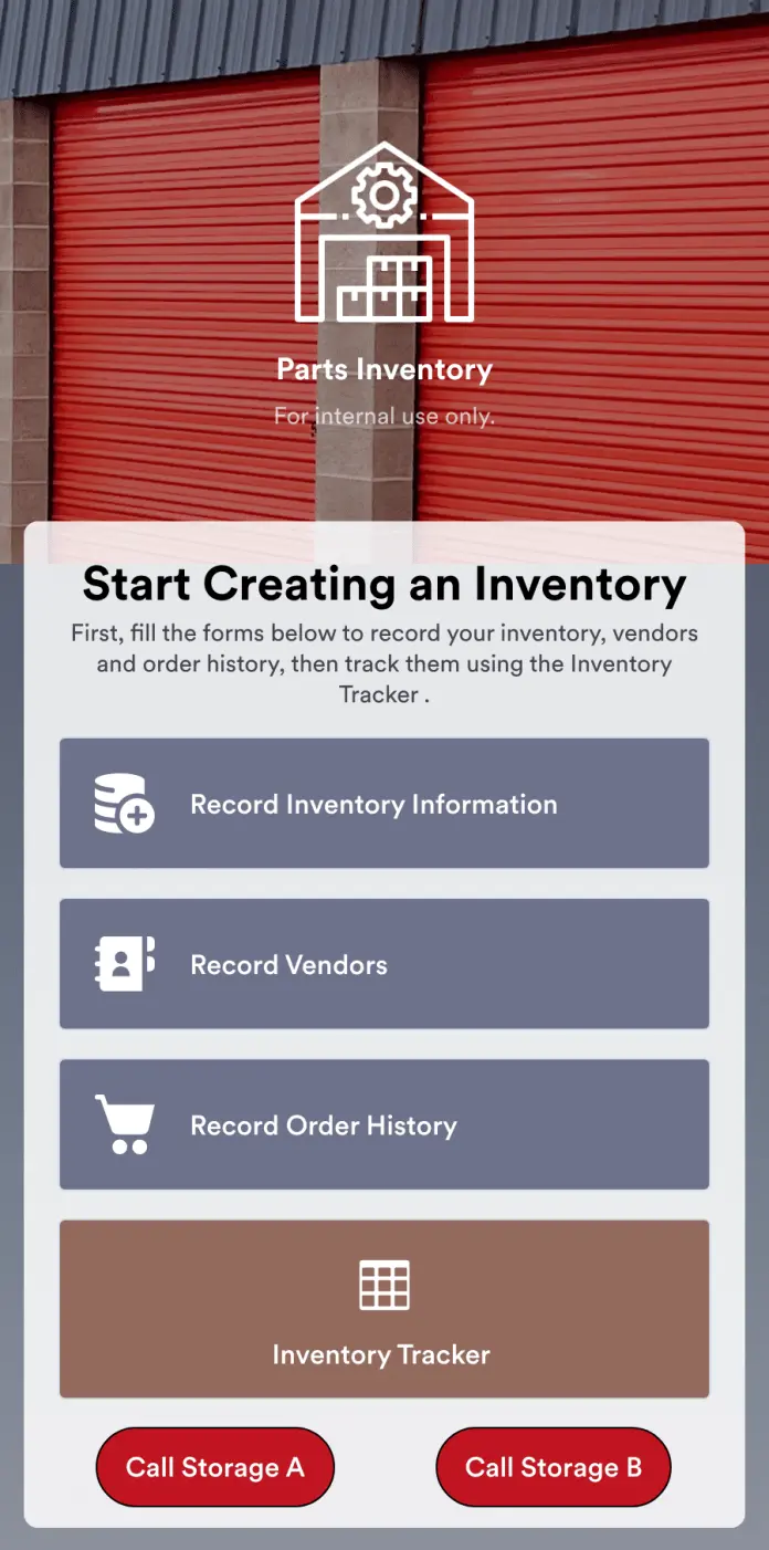 Parts Inventory App