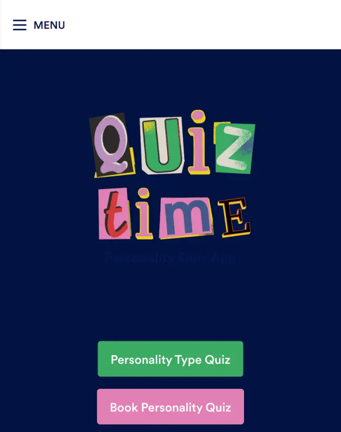 Personality Quiz App