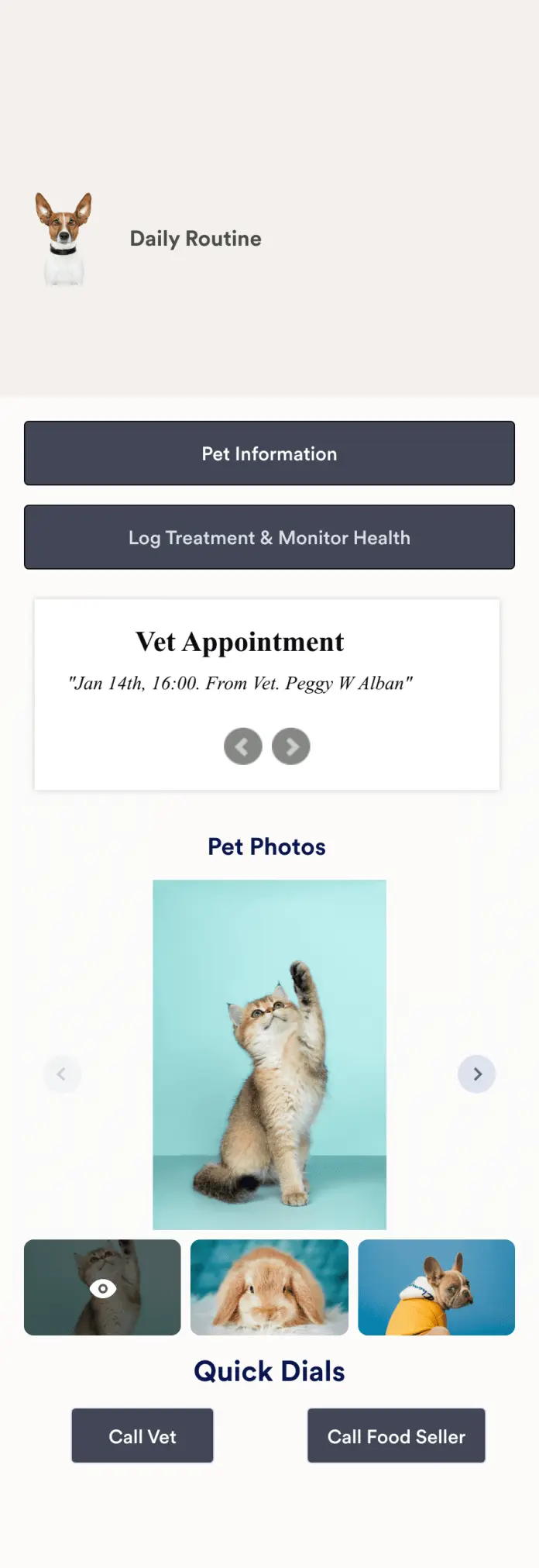 Pet Care Service App