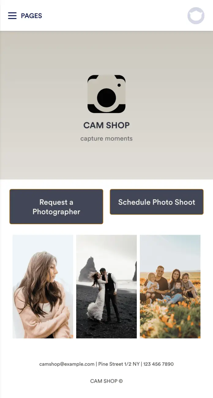 Photography Booking App