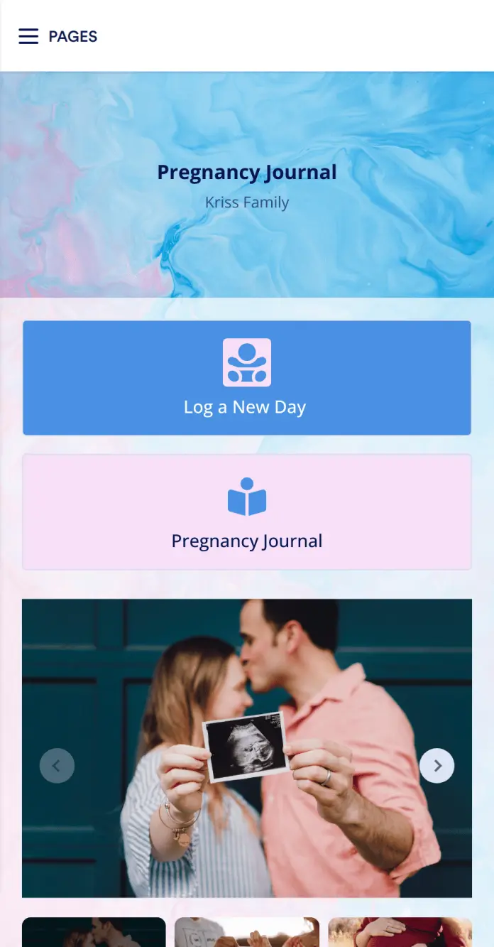 Pregnancy Journal App