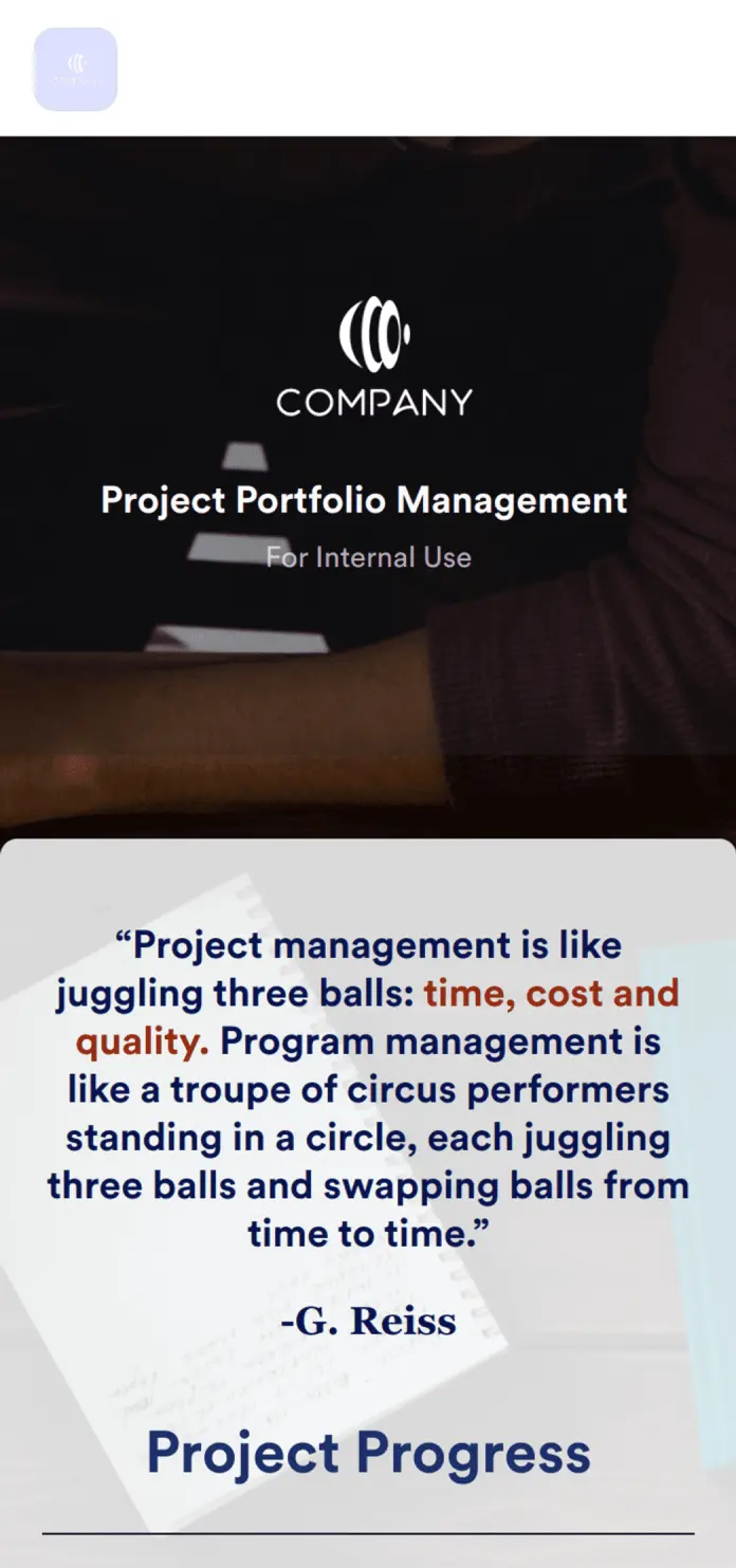 Project Portfolio Management App