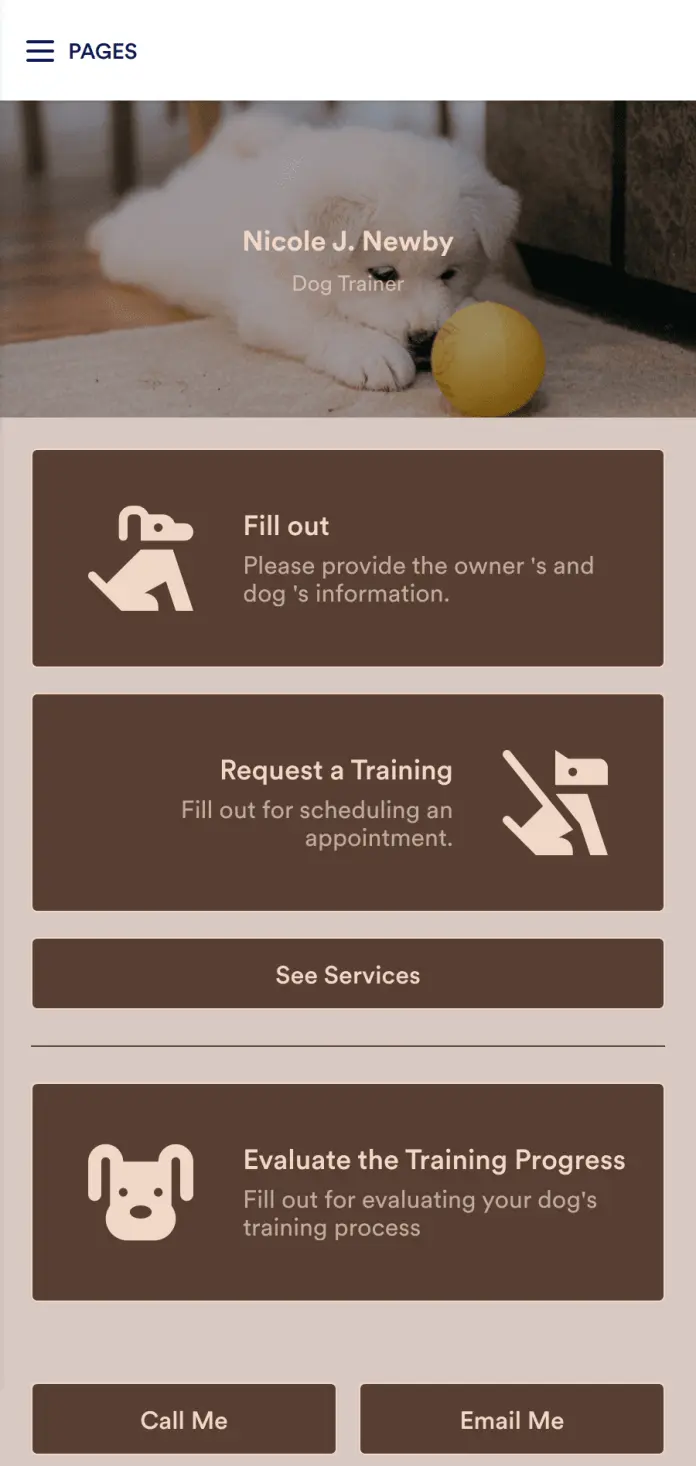 Puppy Training App