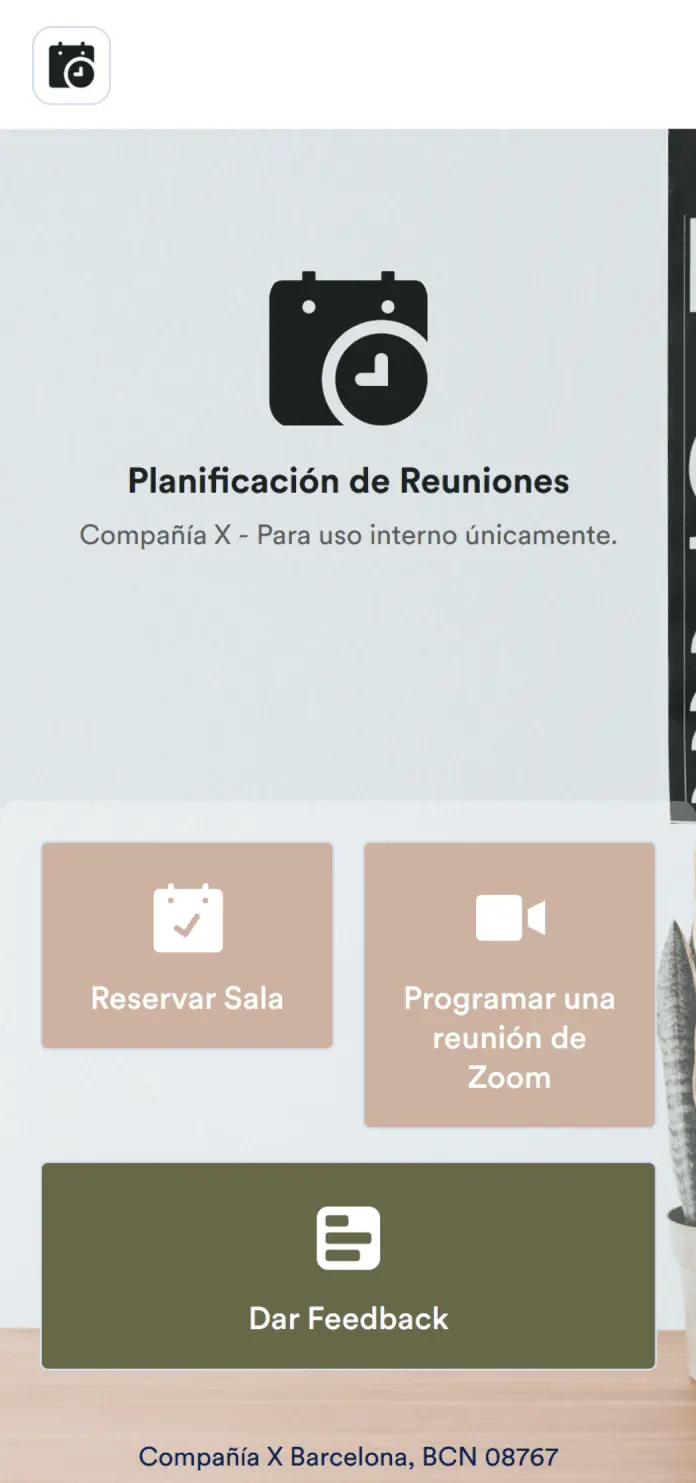 Reservas de Salas de Reuniones App