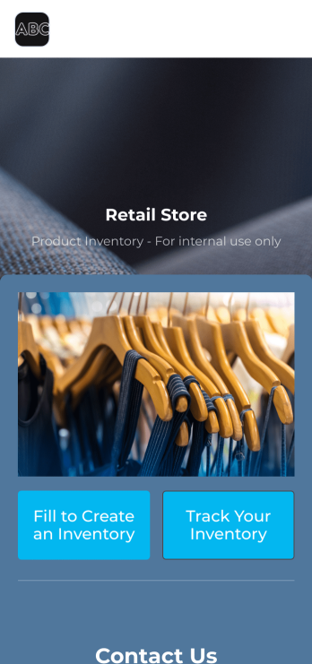 Retail Inventory App Template