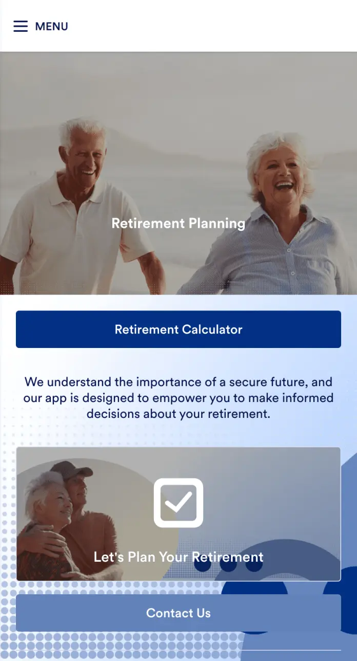 Retirement Planning App