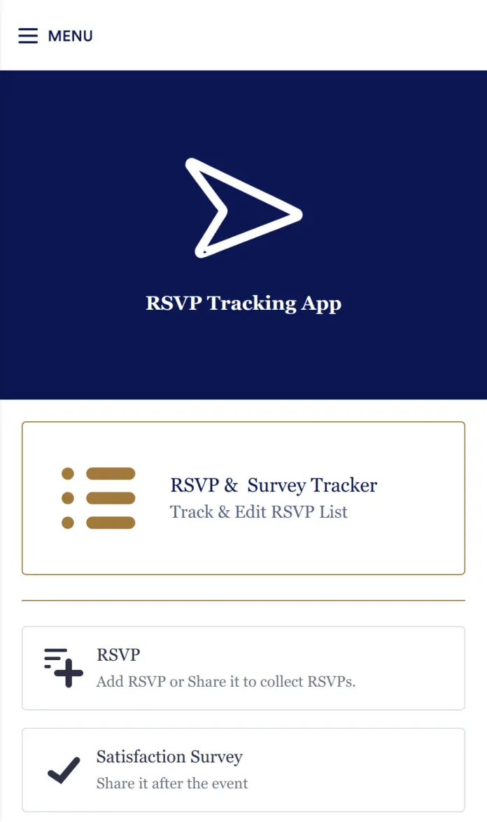 RSVP Tracking App