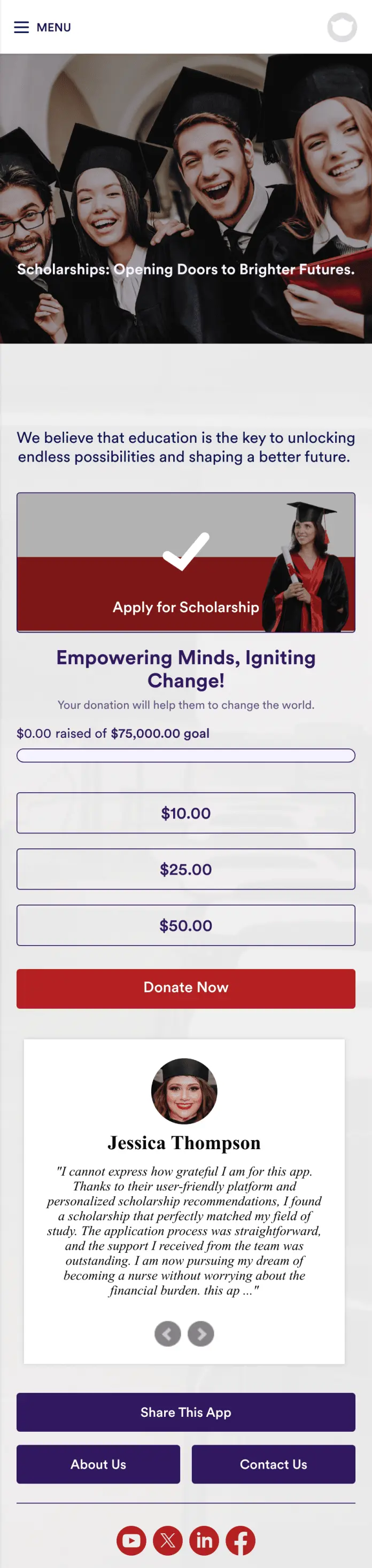 Scholarship App