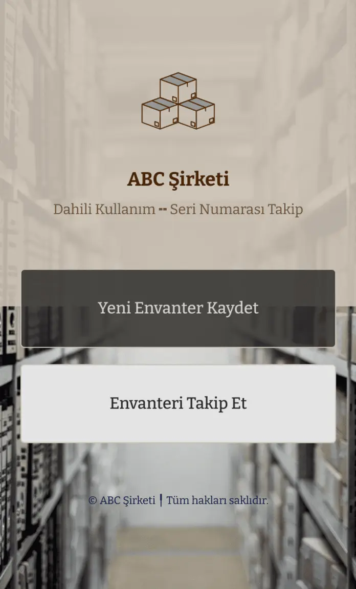 Seri Numarası Takip Uygulaması