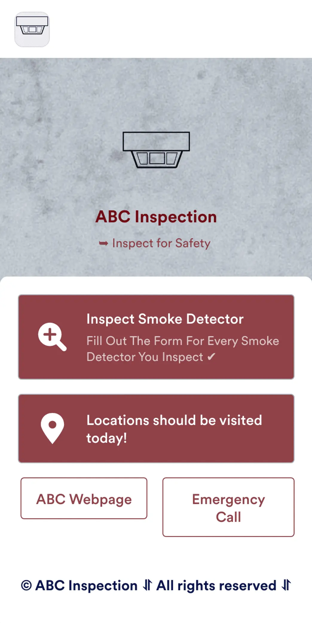 Smoke Detector Inspection App