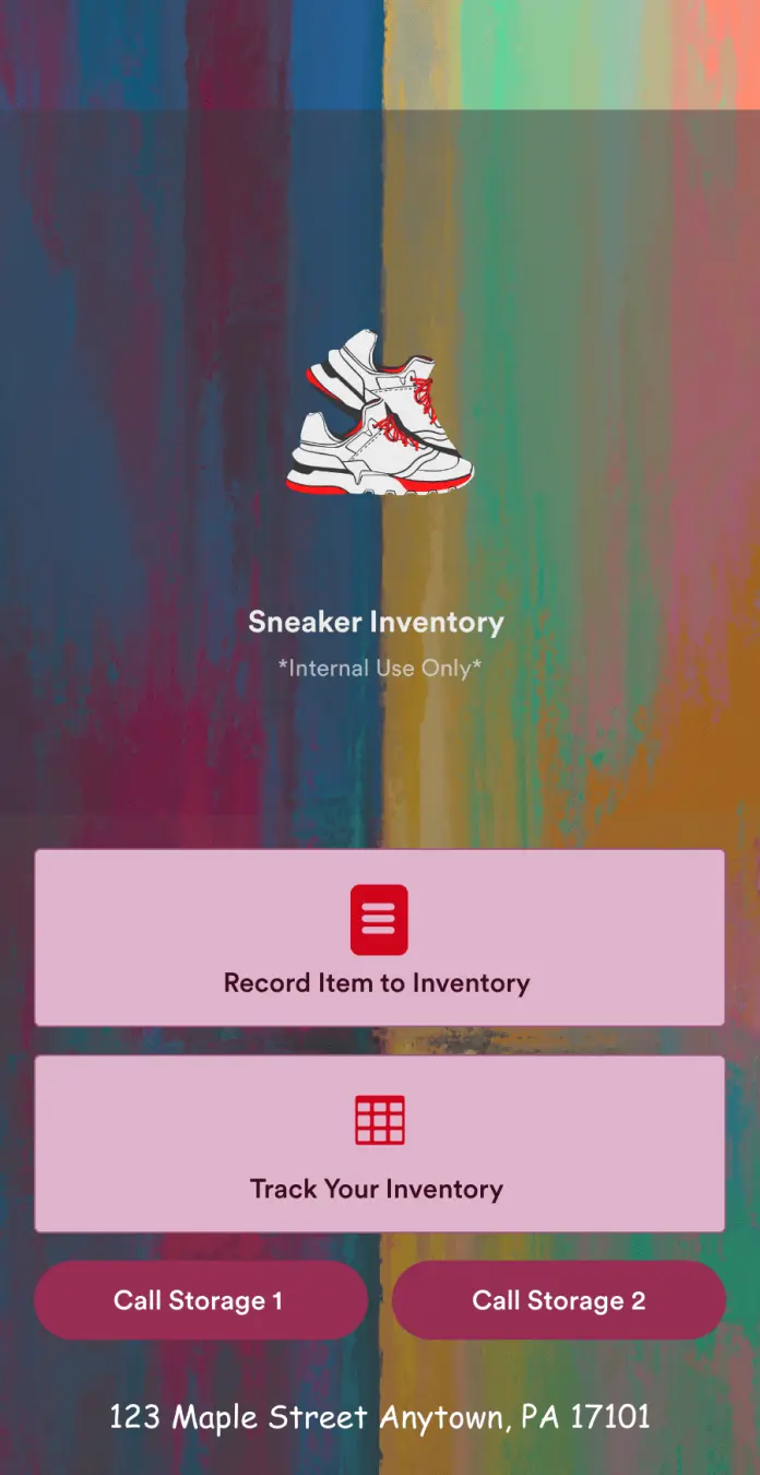 Sneaker Inventory App