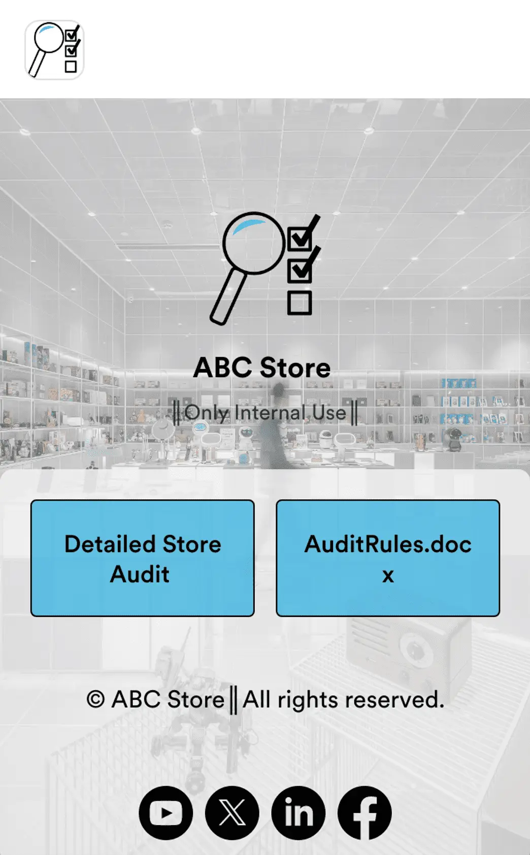 Store Audit App