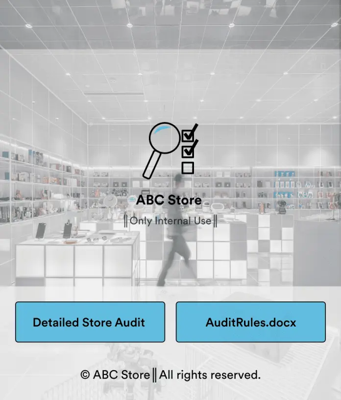 Store Audit App