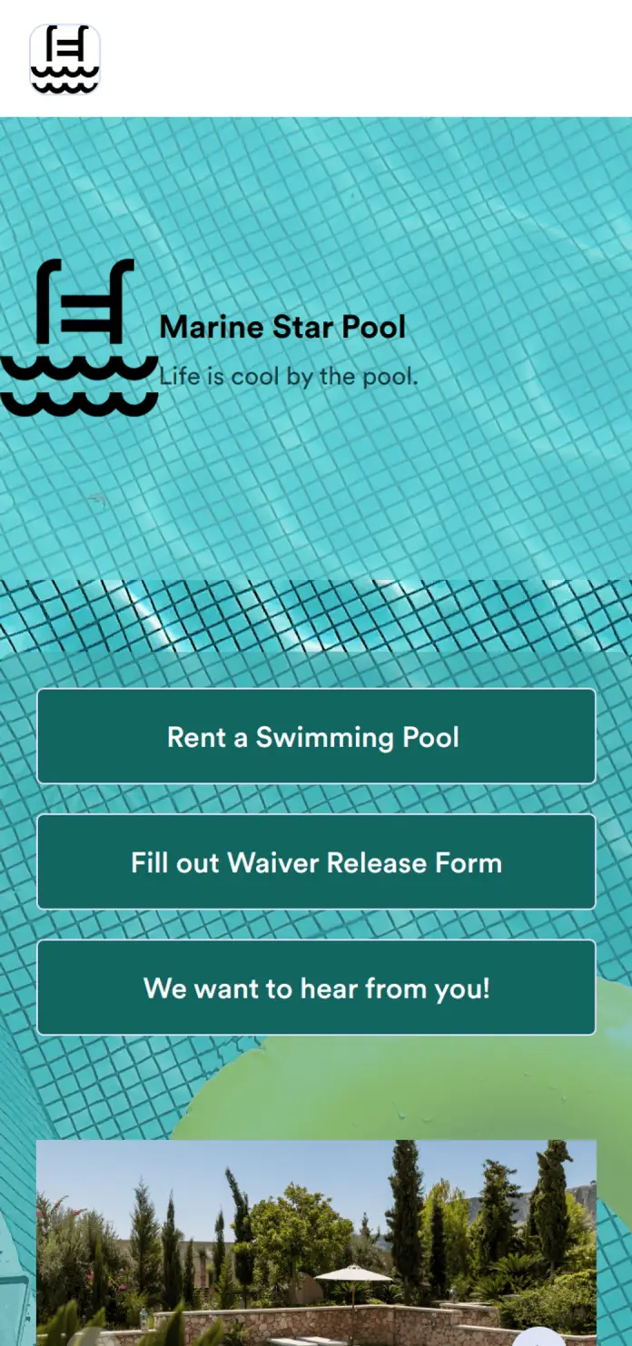 Swimming Pool Rental App