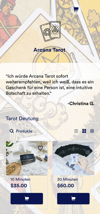 Tarot App Template