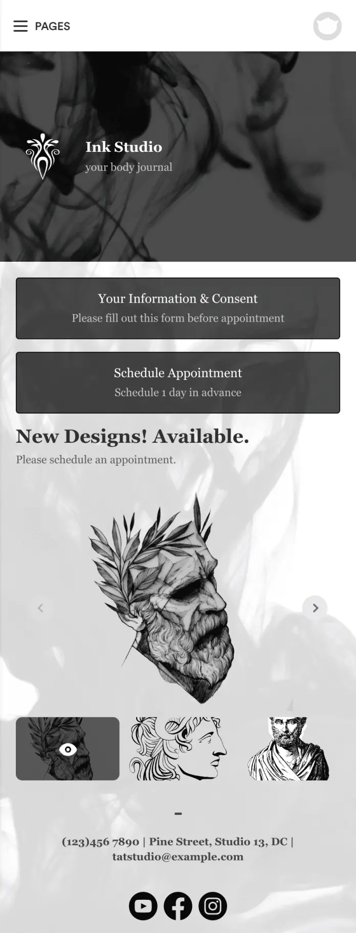 Tattoo Booking App