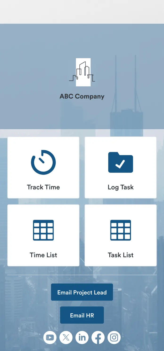 Time Tracker App