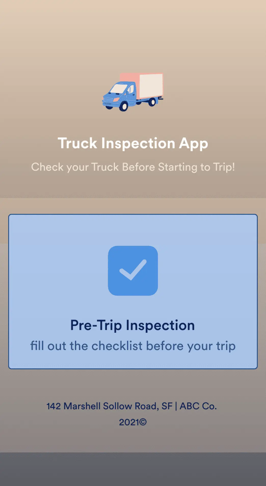Truck Inspection App