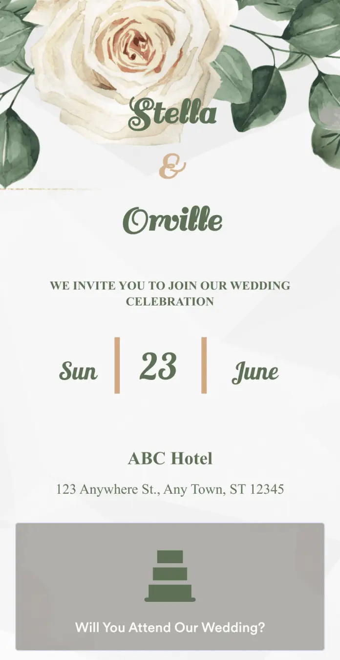 Wedding Invitation App