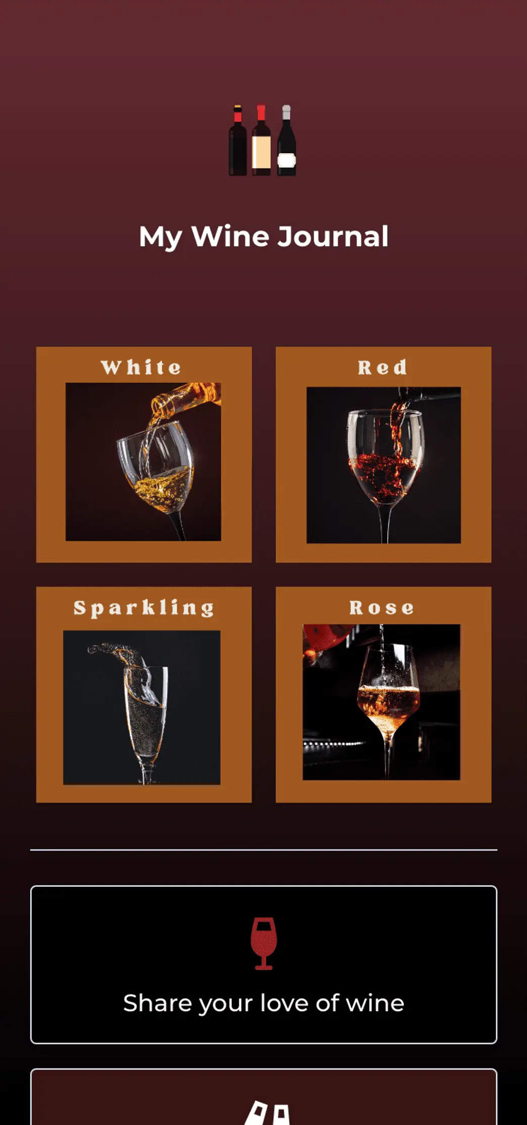 Wine Journal App