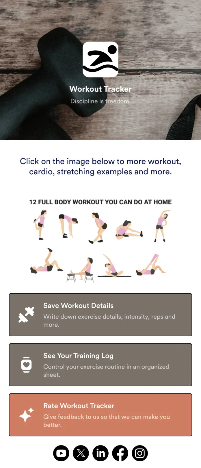 Workout Journal App