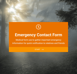 Quick Emergency Contact Form Template