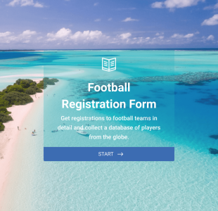 Football Registration Form Template