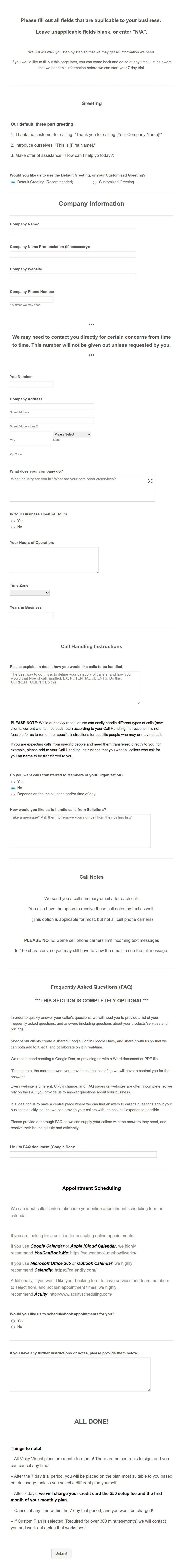 Hellomissy Onboarding Form Template | Jotform