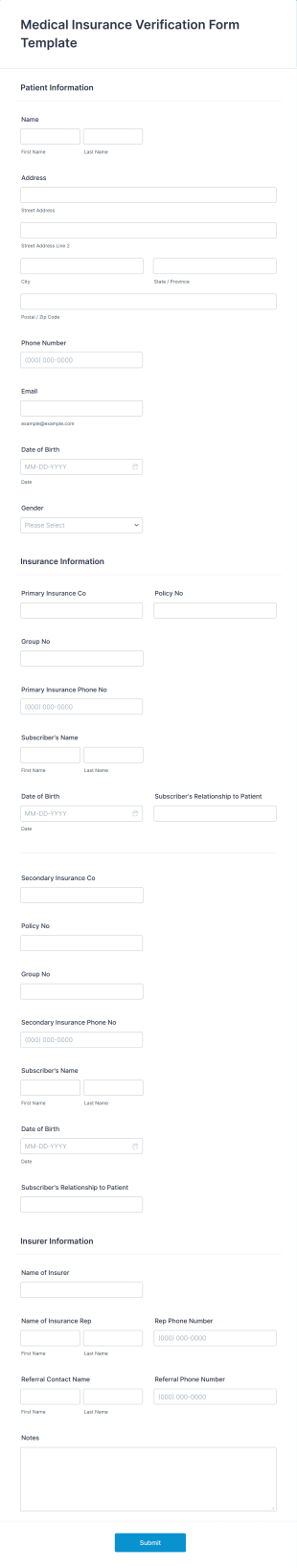 Address Verification Form Template | Jotform