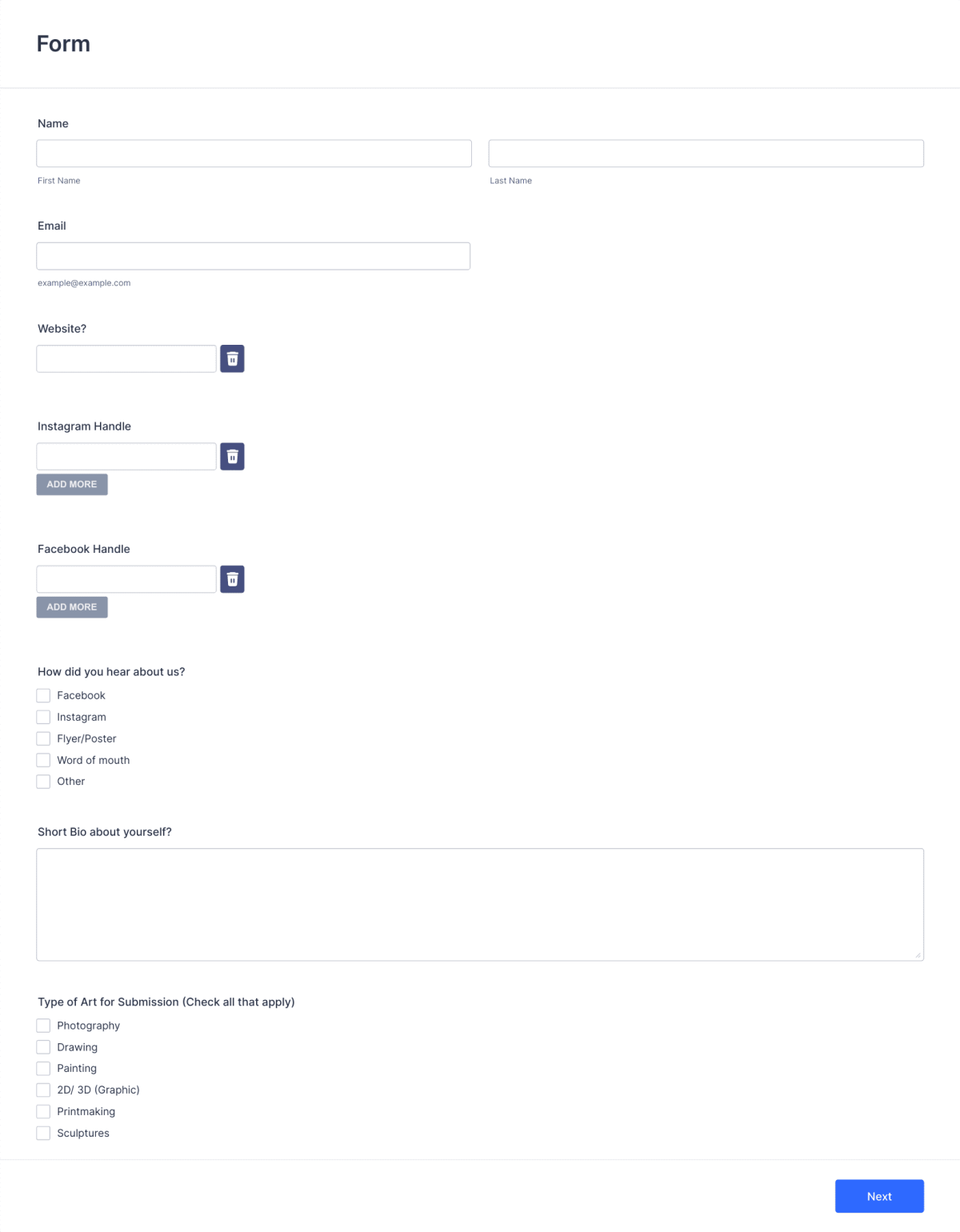 Morbid Muse Gala Form Template | Jotform