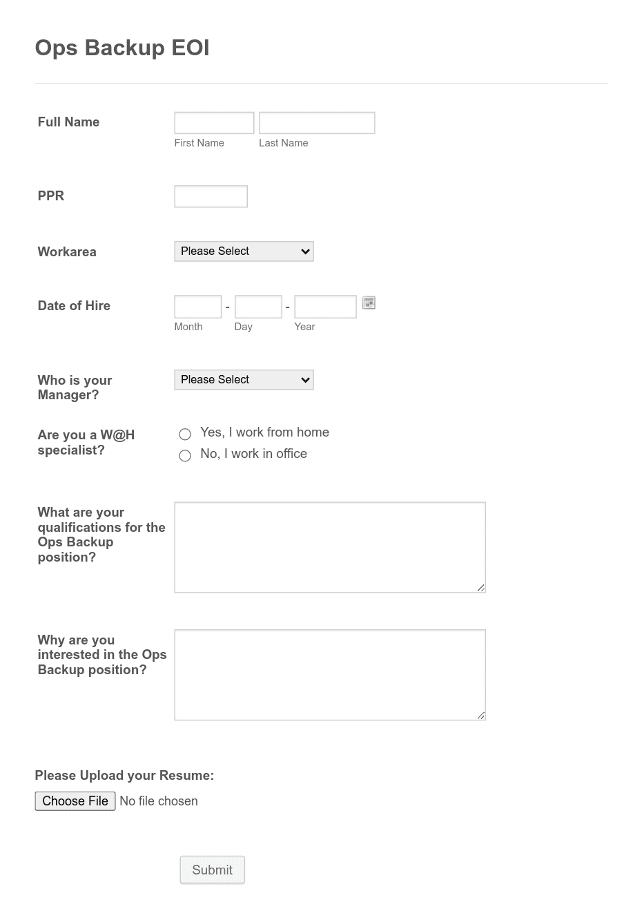 Ops Backup Eoi Form Template 