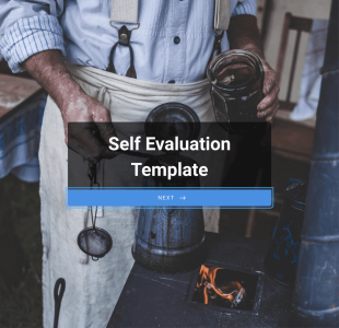 Self Evaluation Template Form Template