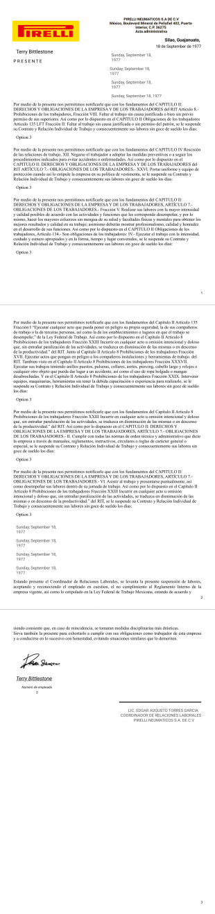 Acta Administrativa - PDF Templates