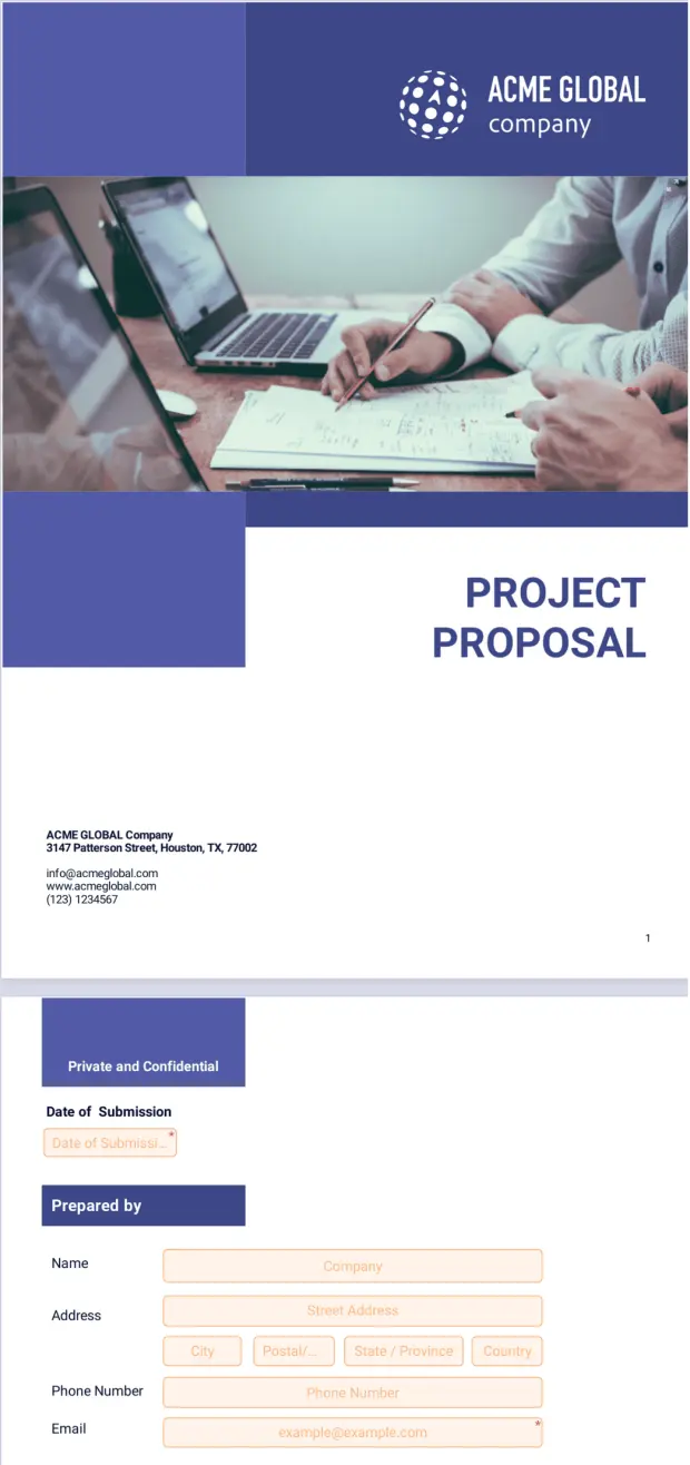 Free Project Proposal Template