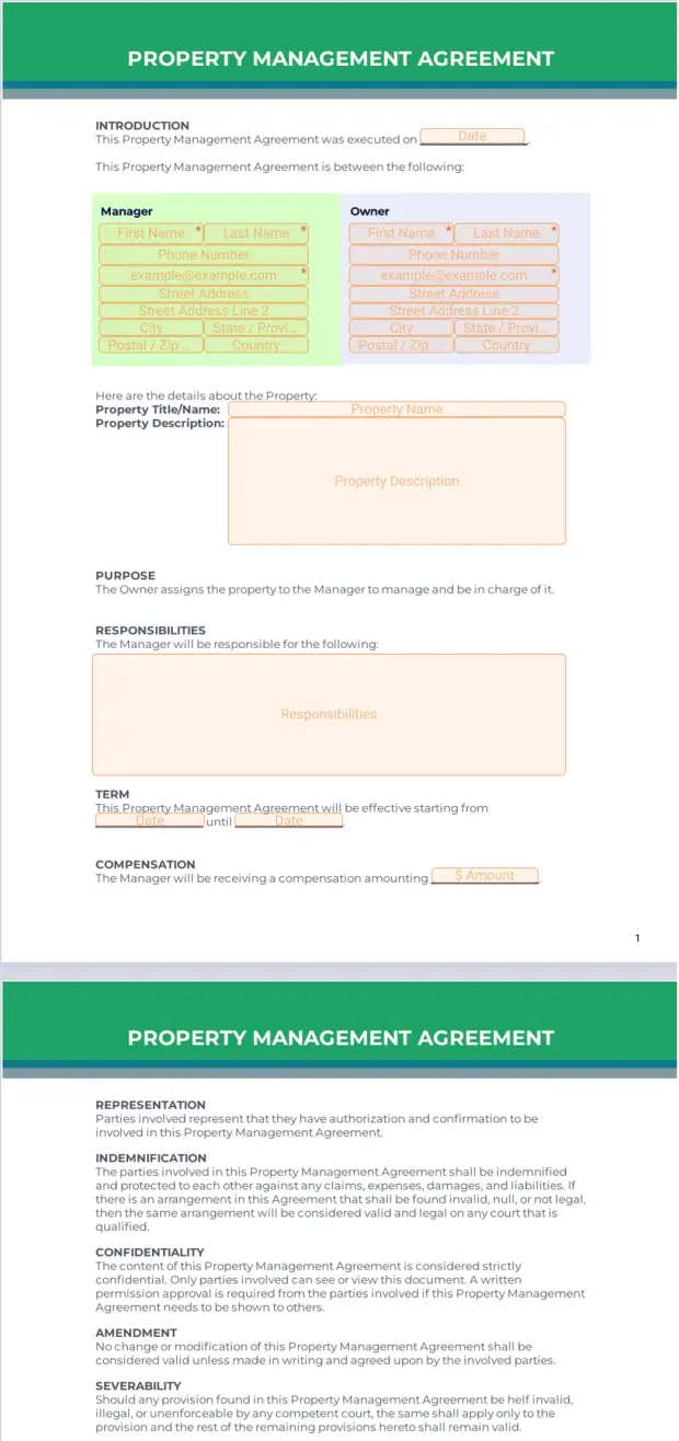 Property Management Agreement